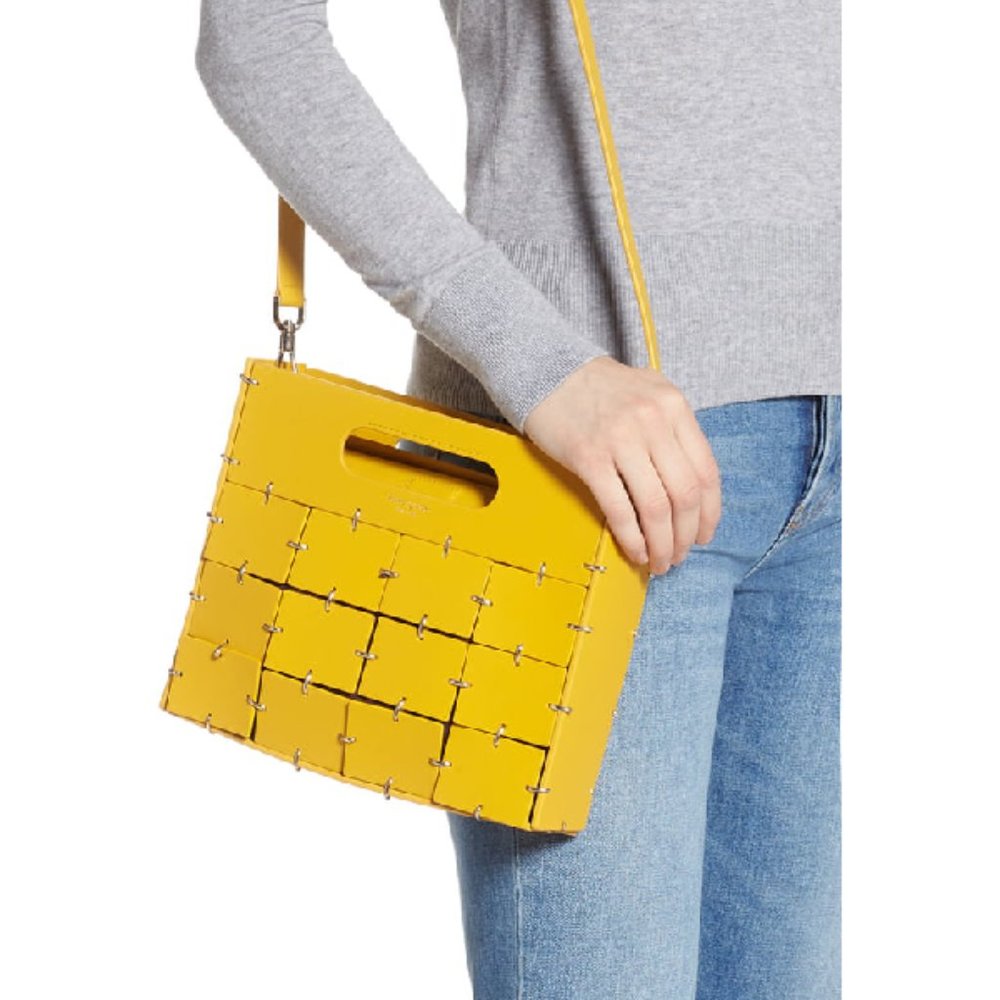 Kate Spade Celia Medium Yellow Clutch (NWT)